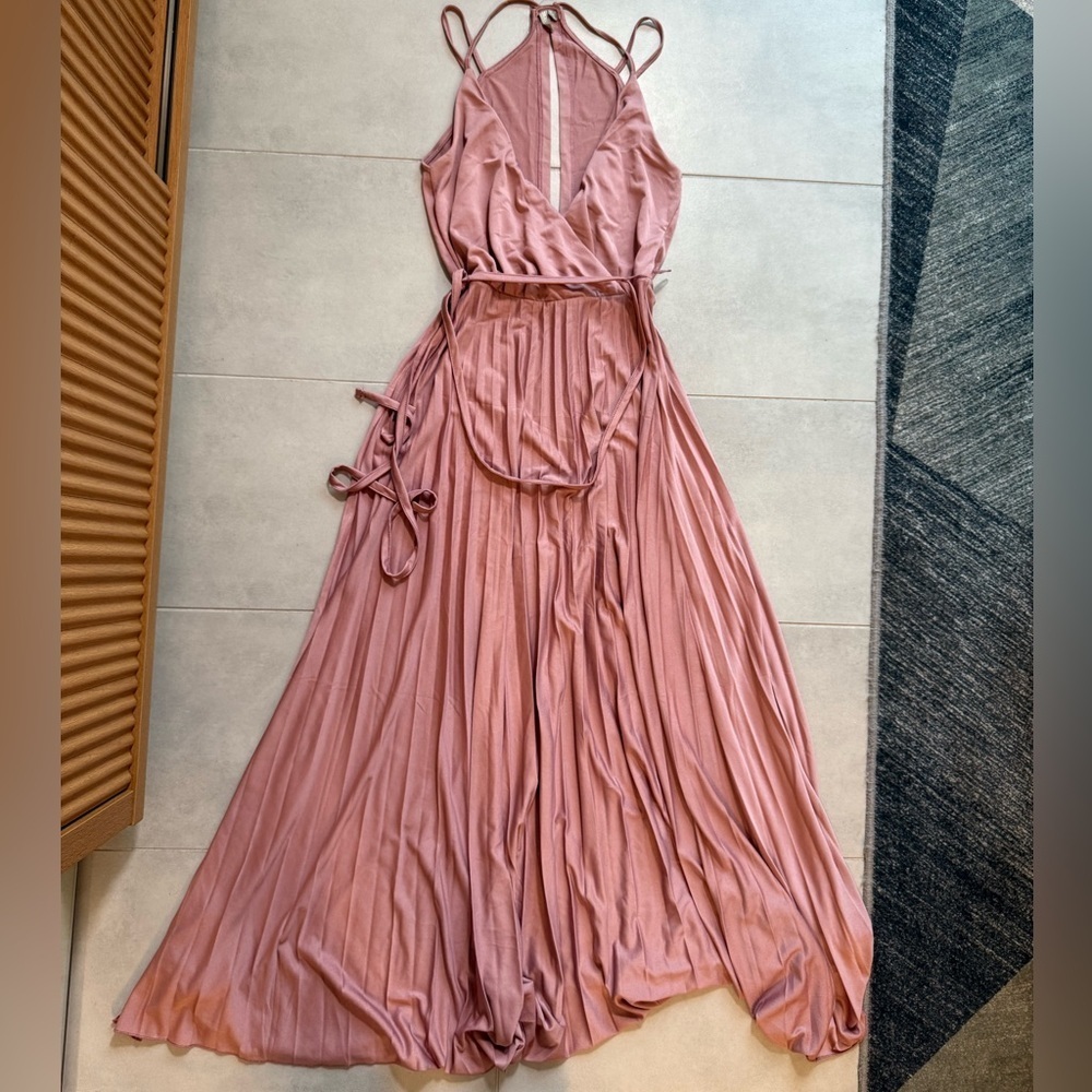 ASOS Elegant Pink Maxi Dress - Picture 2 of 5
